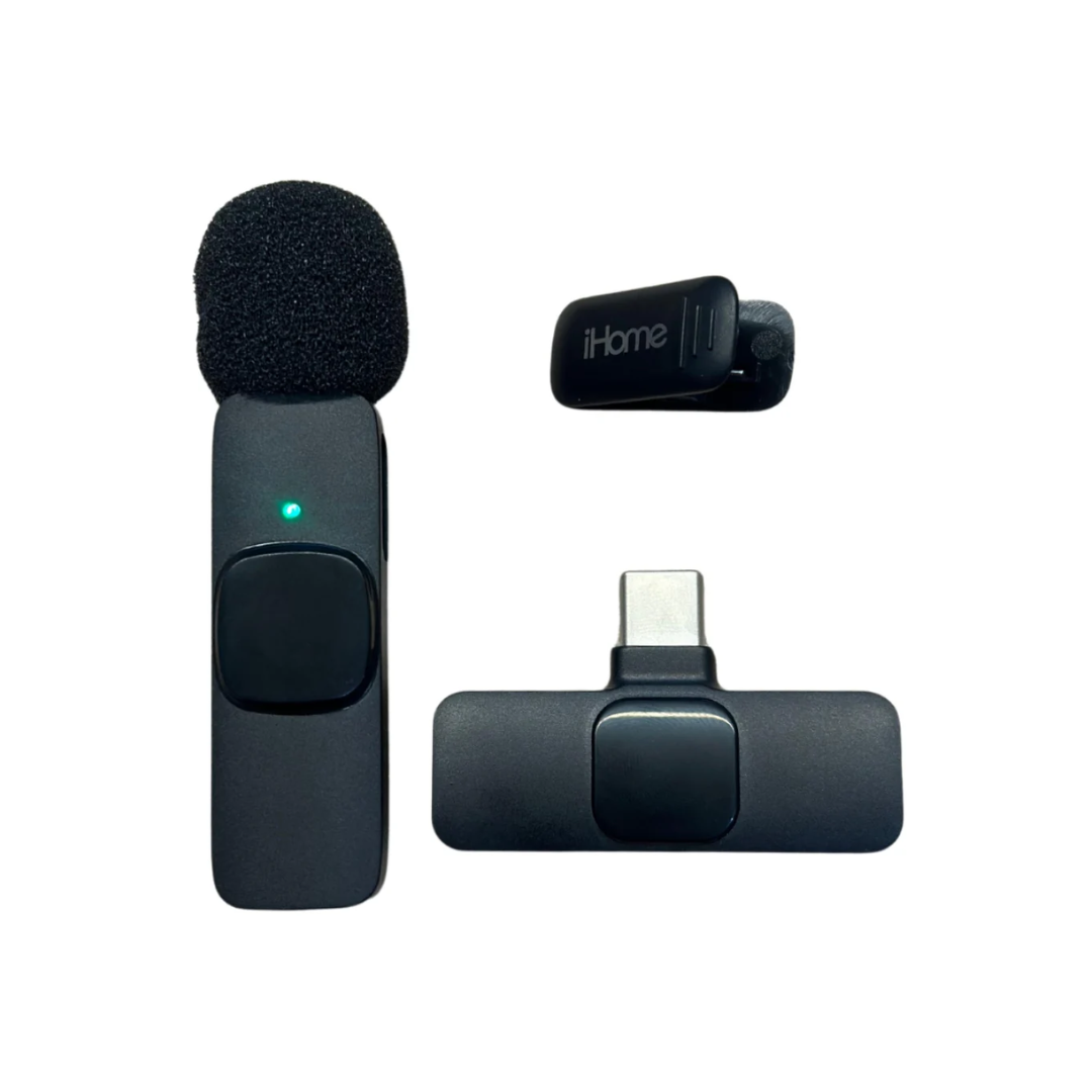 IHOME HM-AU-MC-100-BK MICROFONO DE SOLAPA INALAMBRICO