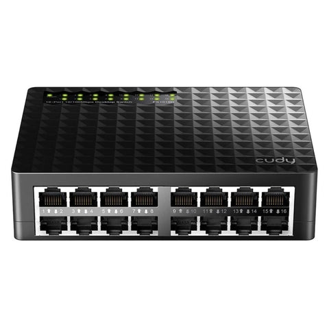SWITCH CUDY FS1016D 16XPORT 10/100 MBPS