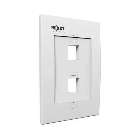PLACA MONTAJE DE 2 PUERTOS NEXXT AW160NXT02