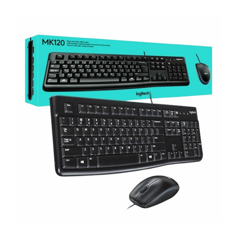 COMBO TECLADO Y MOUSE LOGITECH MK120 920-004428