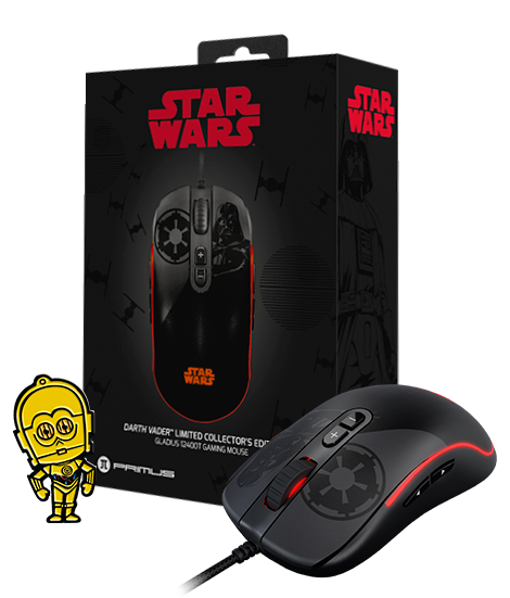 Mouse Gladius 12400T Edición Darth Vader